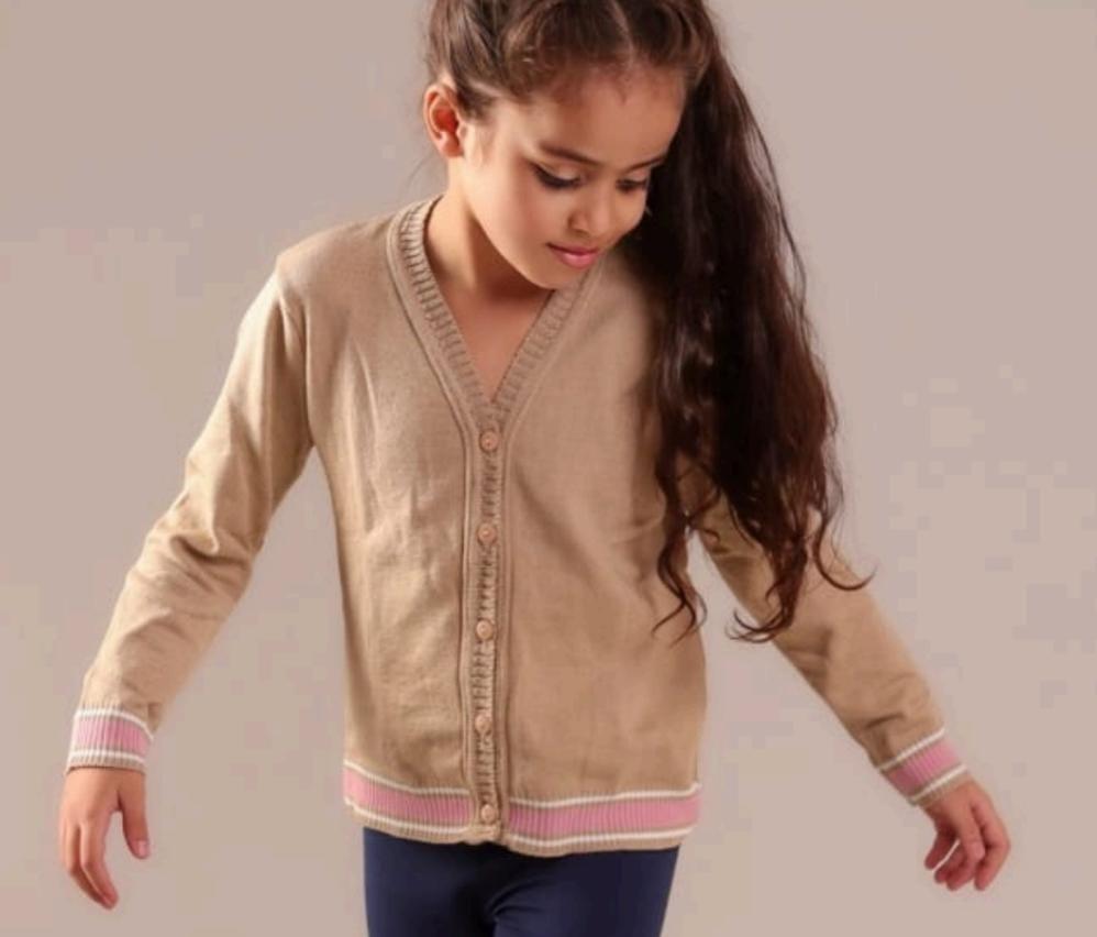 CASACO BOTAO TRICOT INFANTIL