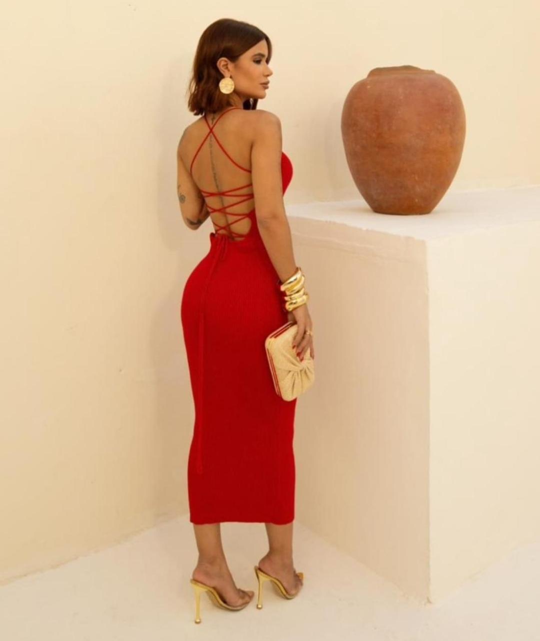 VESTIDO CRUZADO TRICOT MODAL