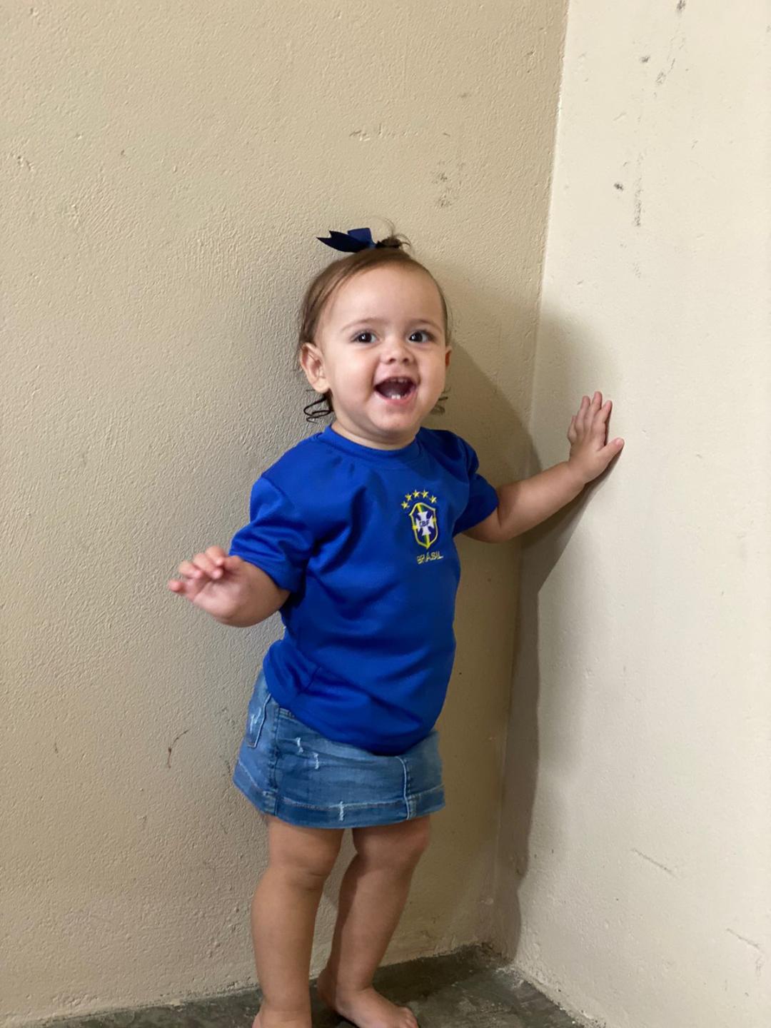 Blusa infantil Brasil