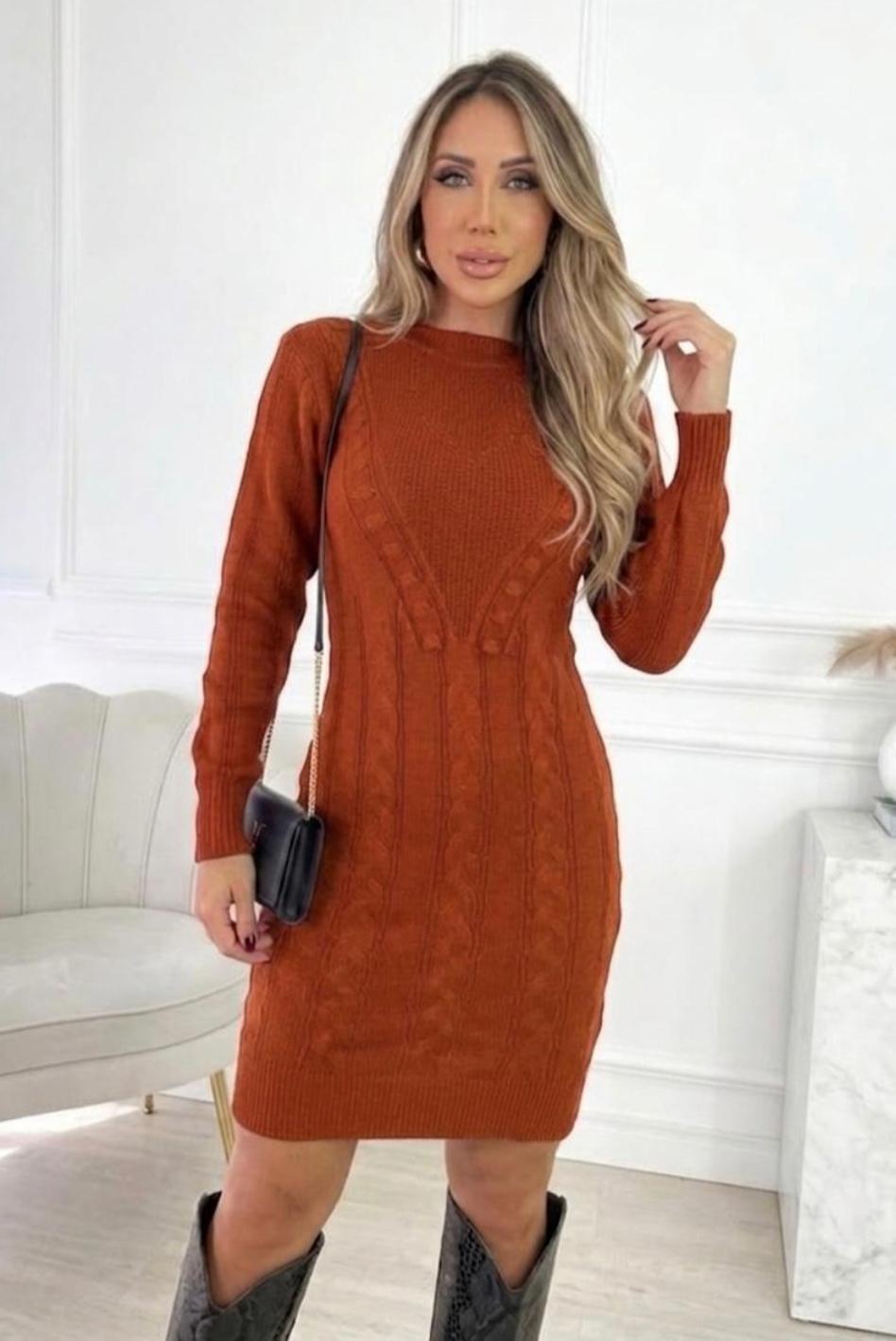 VESTIDO MANGA LONGA JUSSARA