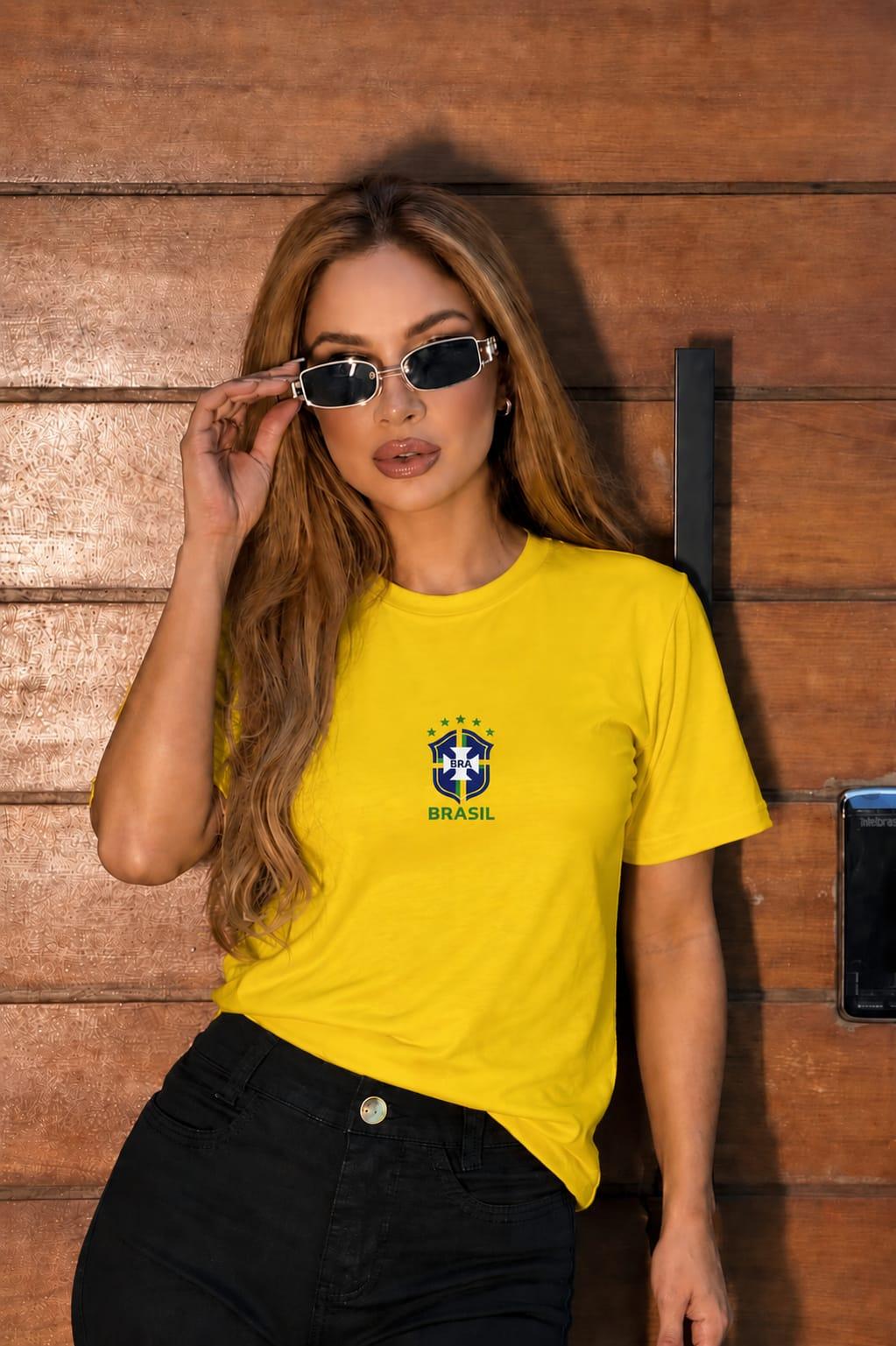 T-shirt Brasil brasão