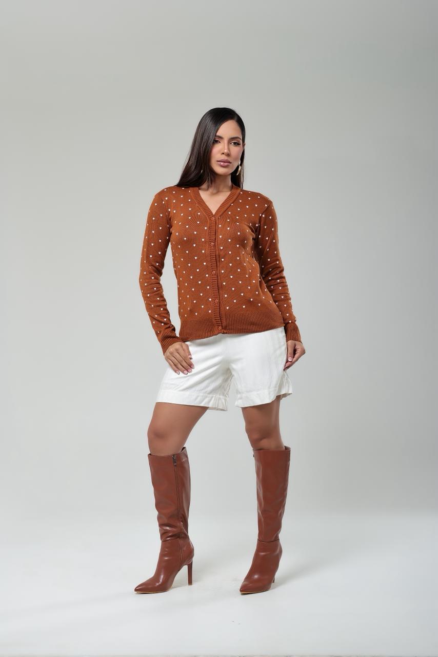 Casaco Tricot coração