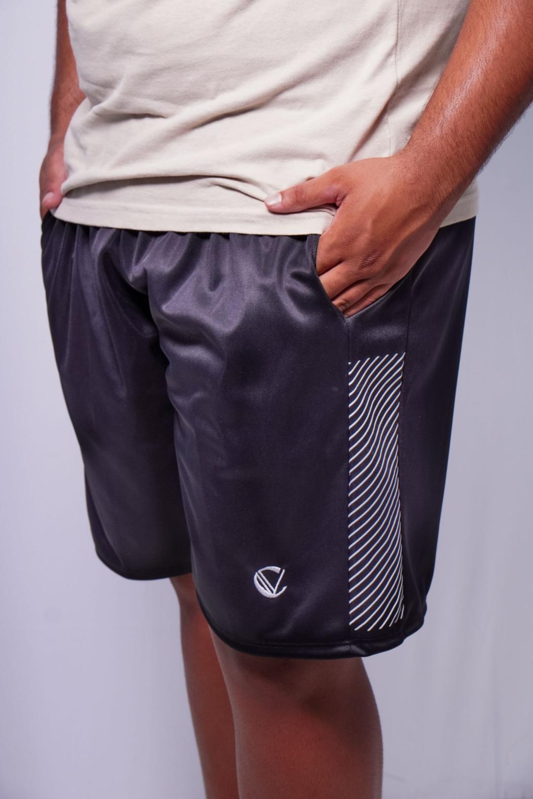 SHORT PLUS SIZE CHIMPA FAIXA (Kit com 4 Unidades) LISTRADA